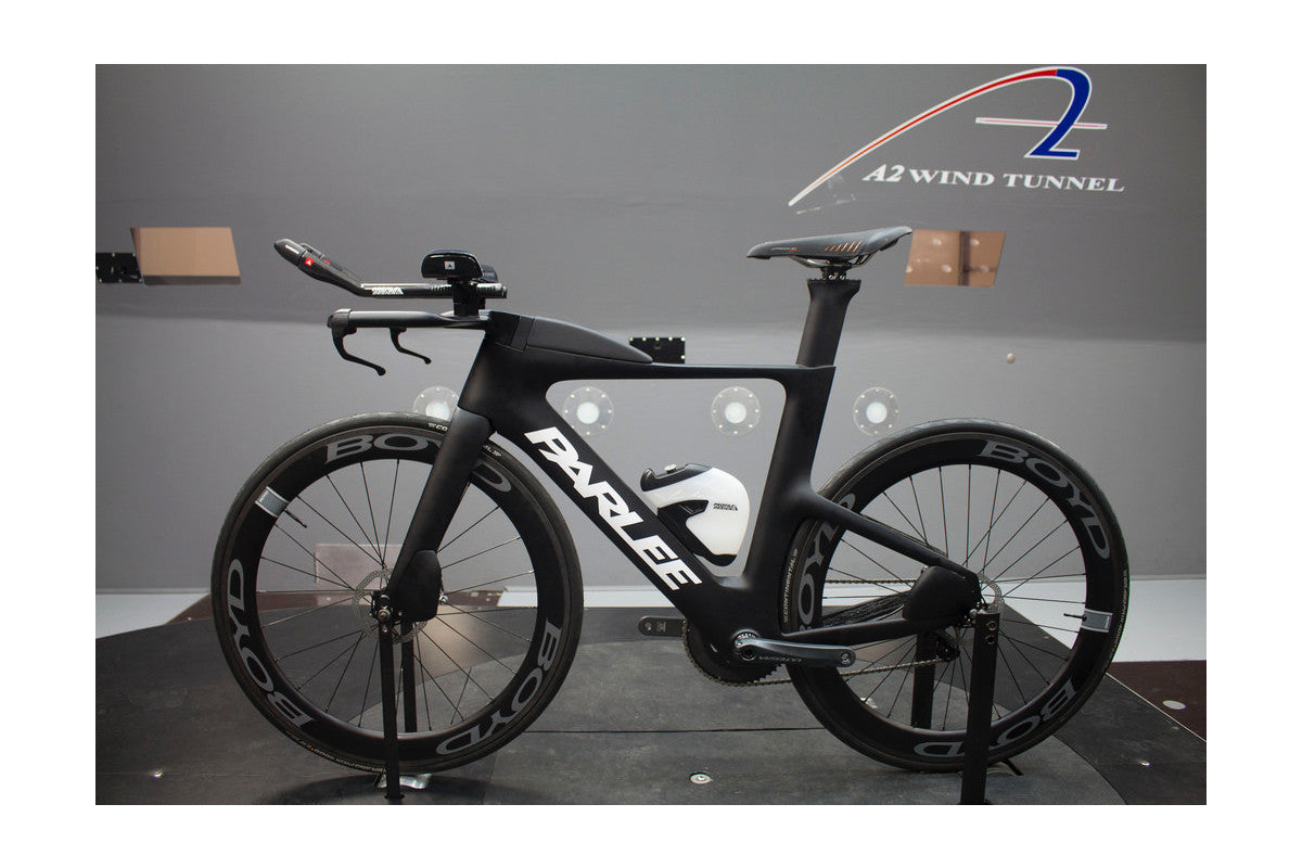 Parlee TTir Disc Brake Triathlon/Time Trial Carbon Fibre Frame, Fork, Seat Post and Bars